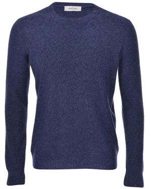 Gran Sasso Round-Neck Knitwear - Blue