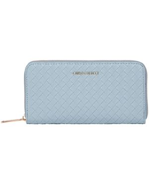 carlo colucci Wallets & Cardholders - Blue