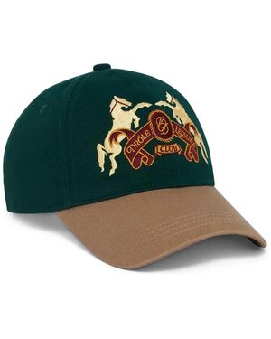 Drole de Monsieur Casquette Emblème Chevaux - Groen