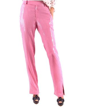 MSGM Wide Trousers - Pink