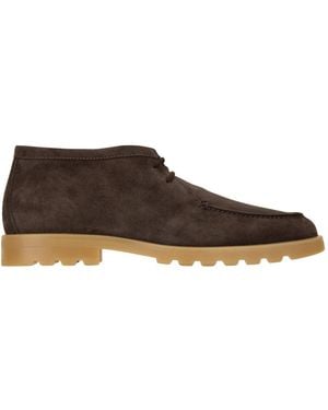 Santoni Lace-Up Boots - Marrone