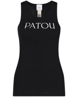 Patou Sleeveless Tops - Black