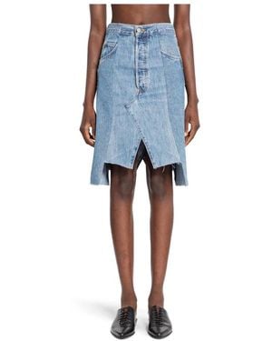 E.L.V. Denim Denim Skirts - Blue