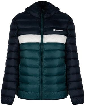 Champion Gepolsterte jacke mit kapuze - Blau