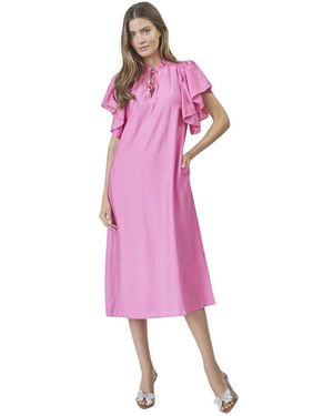 co'couture Kleedjes ,Roze ,Midi Jurken