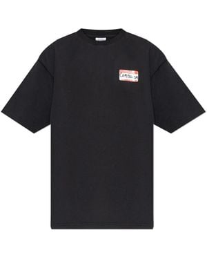 Vetements T-Shirts - Nero