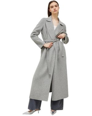 Marella Belted Coats - Grey