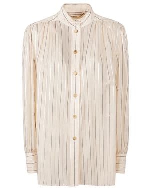 Chloé Overhemden ,Veelkleurig ,Katoen Chemise Zama - Naturel