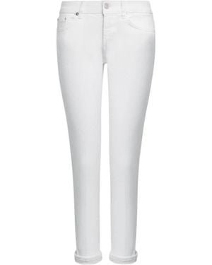 Dondup Cropped Jeans - White