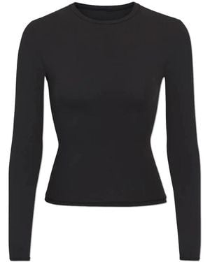 Skims Long Sleeve Tops - Negro