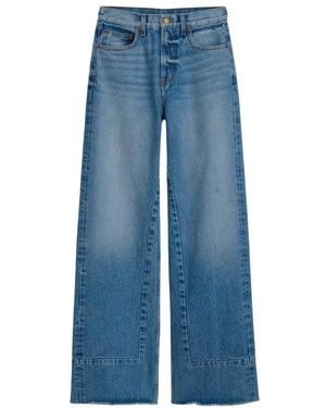 B Sides Cropped Jeans - Azul