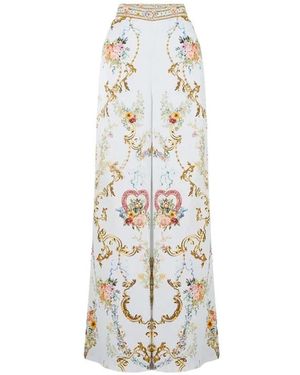 CAMILLA Broeken ,Veelkleurig ,Minimal Wide Leg Pant Seville Sweetheart - Wit