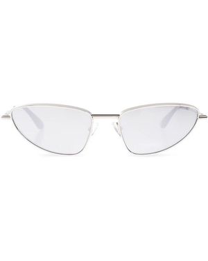 McQueen Accessoires ,Grijs ,Zonnebril - Wit