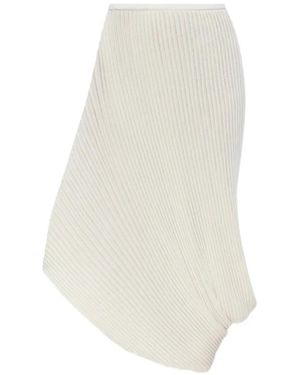 Issey Miyake Midi Skirts - Blanco
