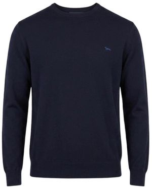 Harmont & Blaine Rundhals-Pullover - Blau