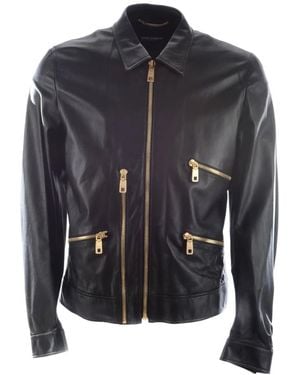 Giacca di pelle uomo dolce e gabbana online