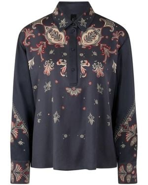 Marc Cain Ac 51.04 W06 Bluse - Blau