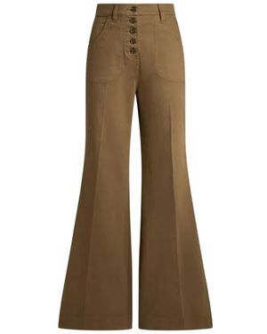 Etro Wide Jeans - Brown