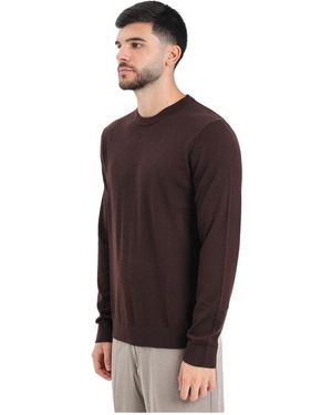 SELECTED Round-Neck Knitwear - Rojo