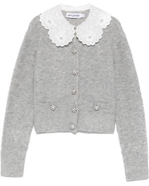 Self-Portrait Cardigans - Gris
