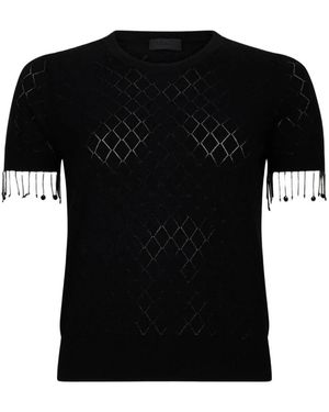 Liu Jo Round-Neck Knitwear - Nero