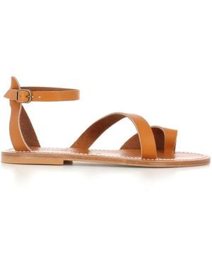 K. Jacques Flat Sandals - Brown