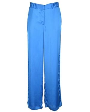 SIMONA CORSELLINI Wide Trousers - Blue