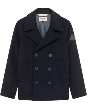 Roy Rogers Double-Breasted Coats - Blue