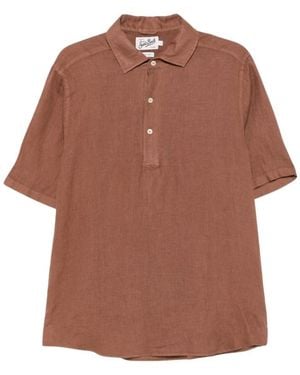 MC2 Saint Barth Short Sleeve Hemden - Bruin