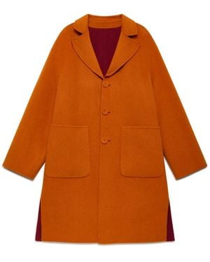 Maliparmi Single-Breasted Coats - Naranja