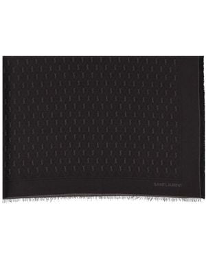 Saint Laurent Winter Scarves - Black
