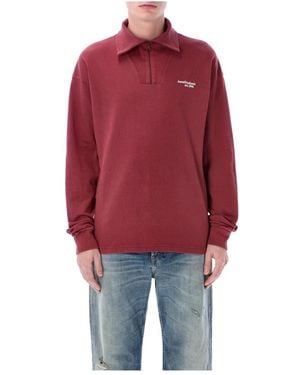 Acne Studios Zip-Throughs - Red