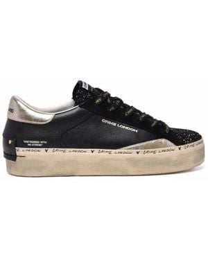 Crime London Distressed Platform Sneakers - Schwarz
