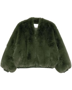 Frankie Shop Jassen ,Groen ,Faux Fur & Shearling Jassen