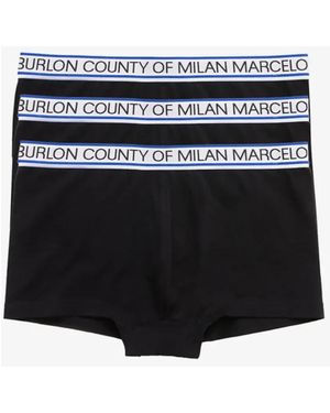 Marcelo Burlon Low Rise Trunks - Zwart