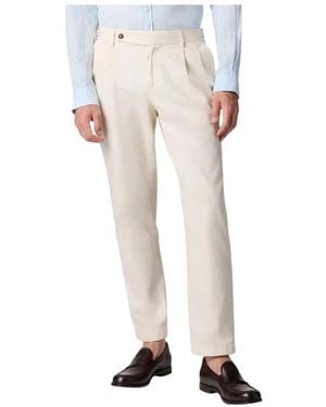 Brooks Brothers Straight Trousers - Natural