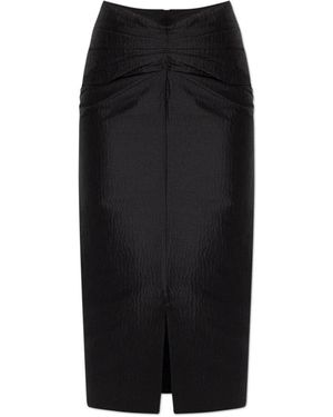 Lanvin Rokken ,Zwart ,Katoen Midi Rok