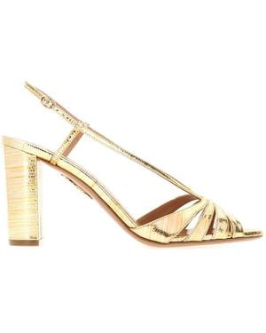 Aquazzura Aimée Sandal - Mettallic