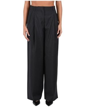 Max Mara Broeken ,Zwart ,Wol Taro Pantalon