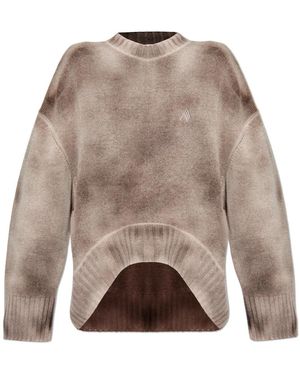 The Attico Round-Neck Knitwear - Marrone