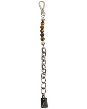 Dolce & Gabbana Accessoires ,Grijs ,Zilveren Ketting Armband Voor Mannen - Metallic