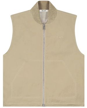 OLAF HUSSEIN Vests - Neutre