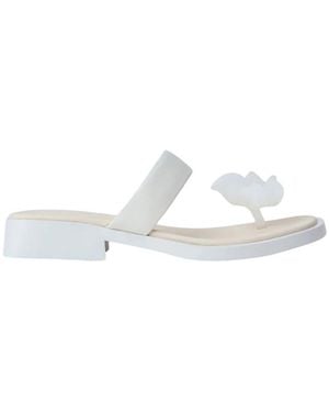 Camper Flip Flops - Blanco