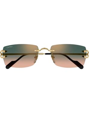 Cartier Ct0550S Zonnebrillen - Groen