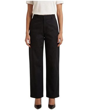Jacqueline De Yong Straight Trousers - Black