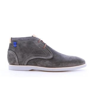 van Bommel Lace-Up Boots - Gris
