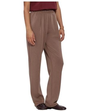 SELECTED Broeken ,Grijs ,Polyester Slftenny Hw Pant - Bruin