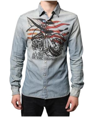 John Galliano Denim Jackets - Gray