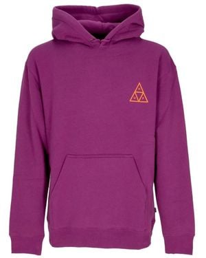Huf Triple Triangle Po Hoodie - Lila