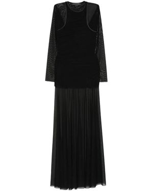 FEDERICO CINA Maxi Dresses - Black